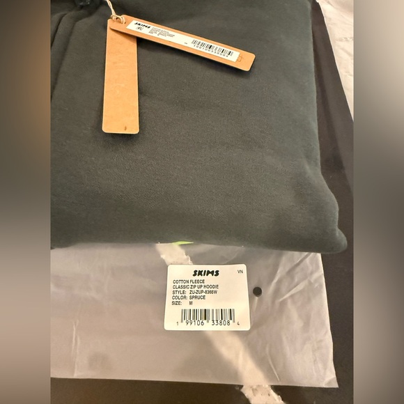 SKIMS 2pc SET Green Hoodie & Track Pants - Picture 6 of 12